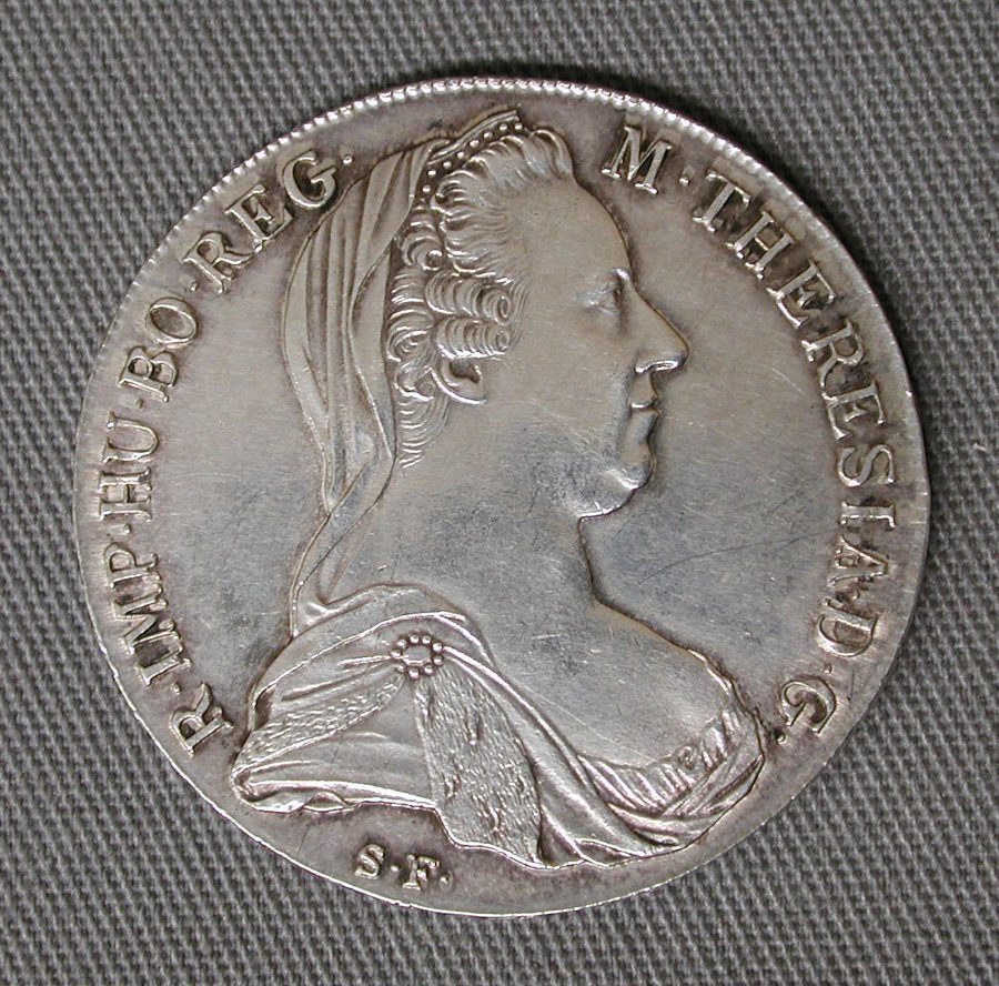 Maria-Theresien-Taler 1780, Vorderseite